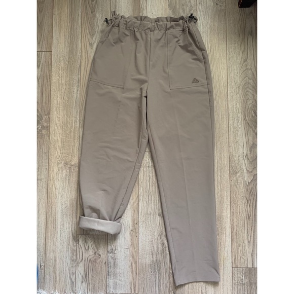 Khaki Paperbag waist trail trouser - Picture 2 of 7